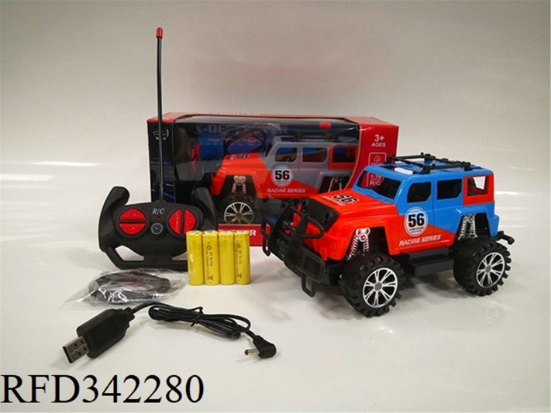 1:16 FOUR-WAY BIG WHEEL
JEEP REMOTE CONTROL CAR (
POWER DISTRIBUTION)/PACKAGE ELECTRICITY