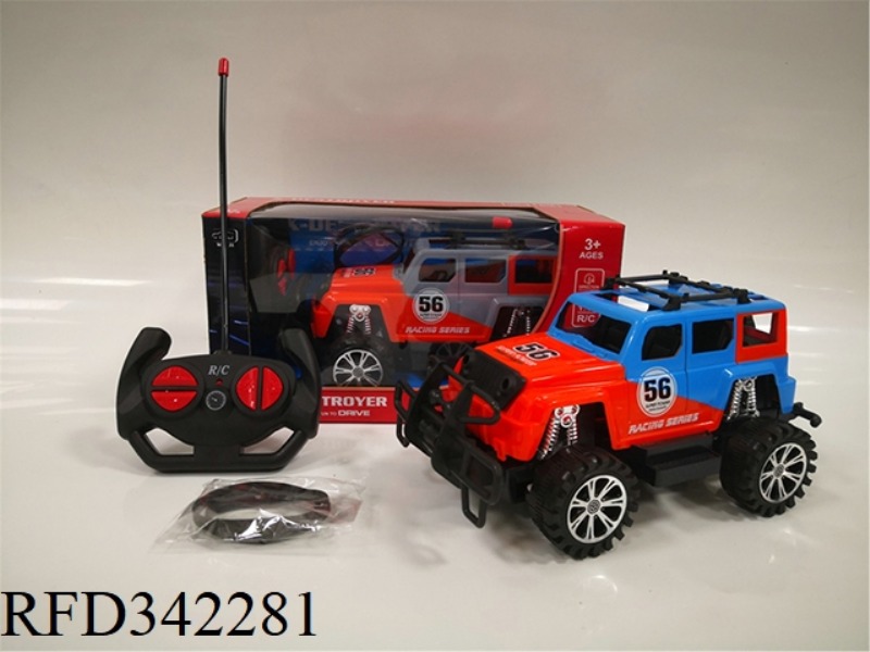 1:16 FOUR-WAY BIG WHEEL
JEEP REMOTE CONTROL CAR