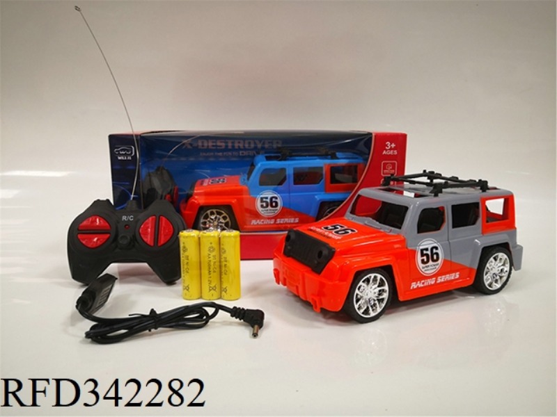 1:20 FOUR-WAY JEEP
OFF-ROAD REMOTE CONTROL CAR (
POWER DISTRIBUTION)/PACKAGE ELECTRICITY