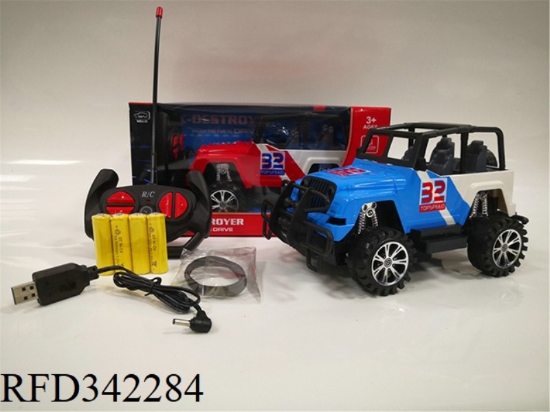 1:16 FOUR-WAY BIG WHEEL
WRANGLER REMOTE CONTROL CAR
(DISTRIBUTION)/PACKAGE ELECTRICITY