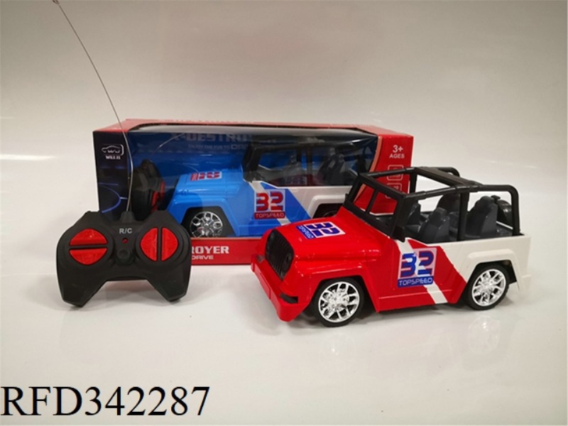 1:20 FOUR-WAY WRANGLER
PEOPLE OFF-ROAD REMOTE CONTROL CAR