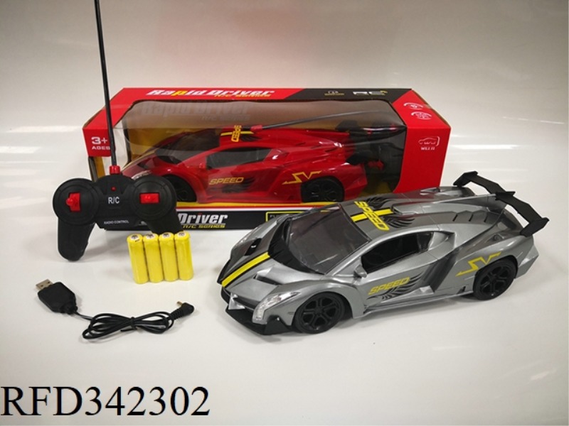 1:14 FOUR-WAY LIGHT
LAMBORGHINI REMOTE
CAR/PACKAGE ELECTRICITY