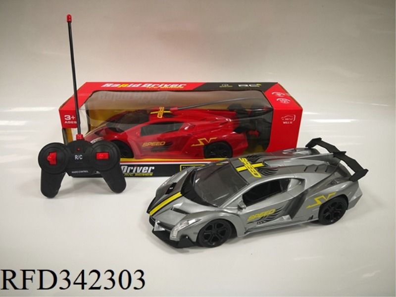 1:14 FOUR-WAY LIGHT
LAMBORGHINI REMOTE
CAR
/NOT INCLUDED
ELECTRICITY