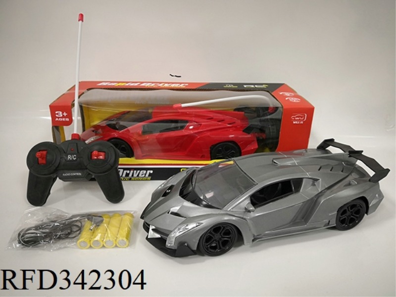 1:14 FOUR-WAY LIGHT
LAMBORGHINI REMOTE
CAR
(WITH USB CHARGING)/INCLUDE BATTERY