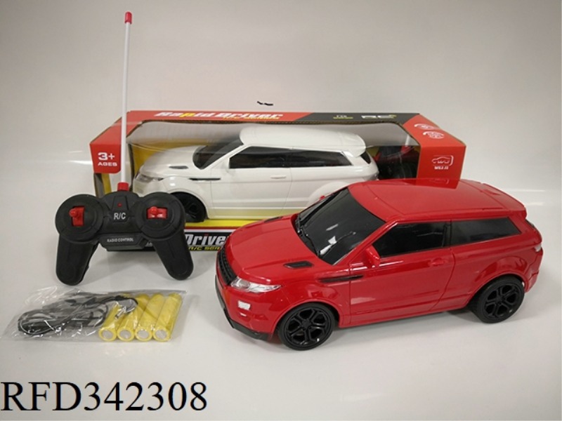 1:14 FOUR-WAY LIGHT
LAND ROVER AURORA REMOTE CONTROL
CAR
(WITH USB CHARGING)/INCLUDE BATTERY