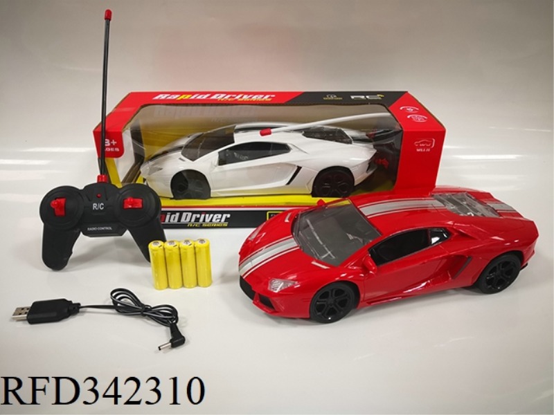 1:14 FOUR-WAY LIGHT
LAMBORGHINI REMOTE
CAR/PACKAGE ELECTRICITY