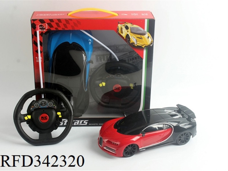 1:16 FOUR-WAY DIRECTION
DISK LIGHTS BUGATTI
REMOTE CONTROL CAR