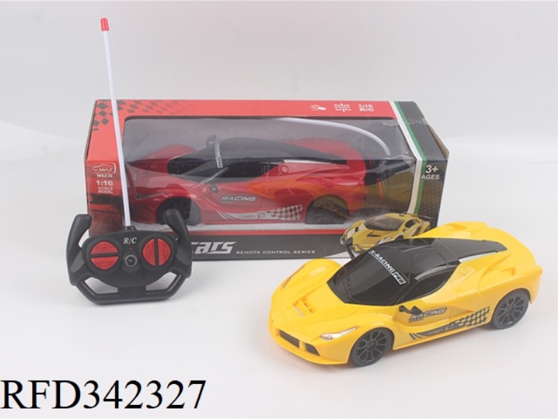 1:16 FOUR-WAY LIGHT
LA FERRARI
REMOTE CONTROL CAR/NOT INCLUDED
ELECTRICITY