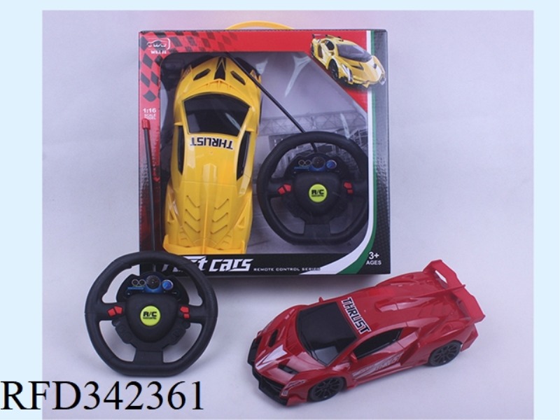 1:16 FOUR-WAY LIGHT
LAMBORGHINI
REMOTE CONTROL CAR
STEERING WHEEL REMOTE CONTROL/NOT INCLUDED
EL