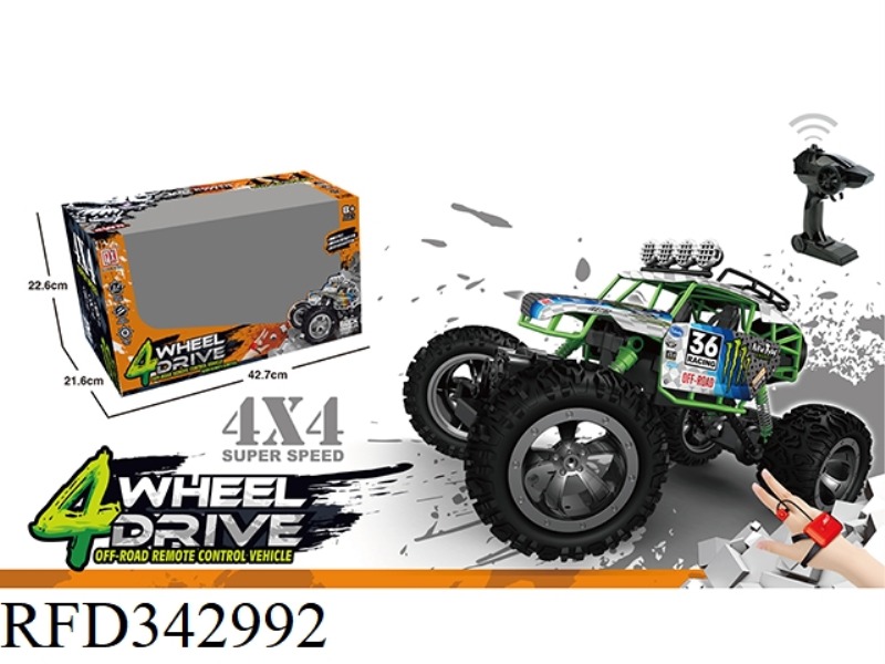 1:12 FOUR-WHEEL ALUMINUM ALLOY CLIMBING OFF-ROAD VEHICLE（include）