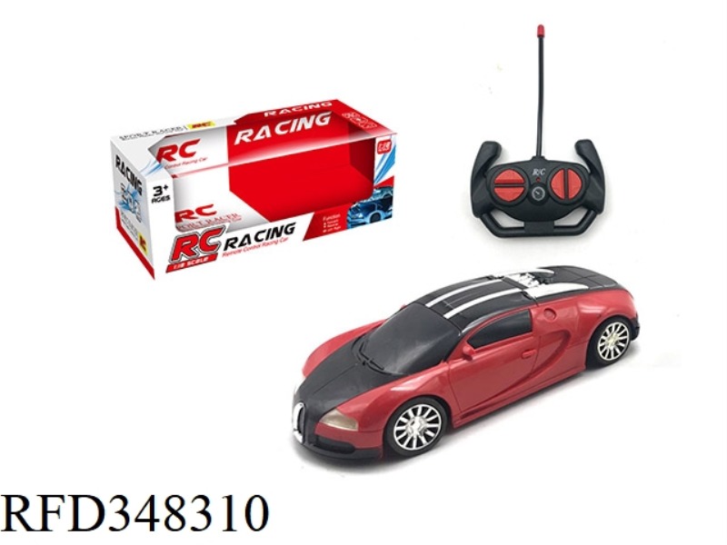 1:18 BUGATTI 4-PORT REMOTE CONTROL CAR MODEL 27MHZ(NOT INCLUDE)