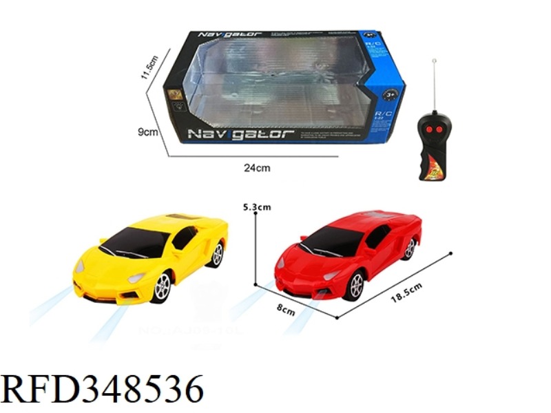 1:24 TWO-WAY WIRELESS SIMULATION LAMBORGHINI REMOTE CONTROL CAR (WITH LIGHT)