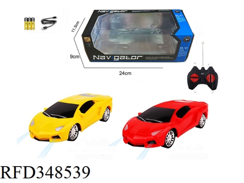 1:24 FOUR-WAY WIRELESS SIMULATION LAMBORGHINI REMOTE CONTROL CAR (WITH LIGHT)
