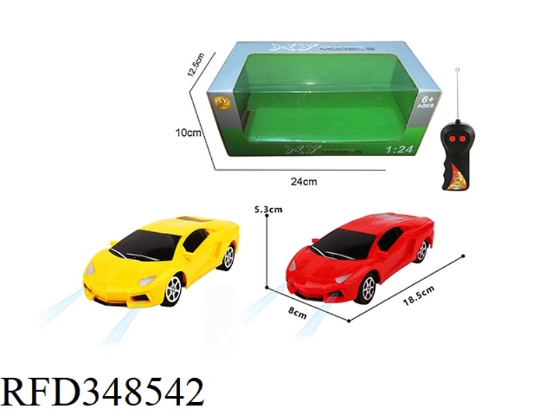 1:24 TWO-WAY WIRELESS SIMULATION LAMBORGHINI REMOTE CONTROL CAR (WITH LIGHT)
