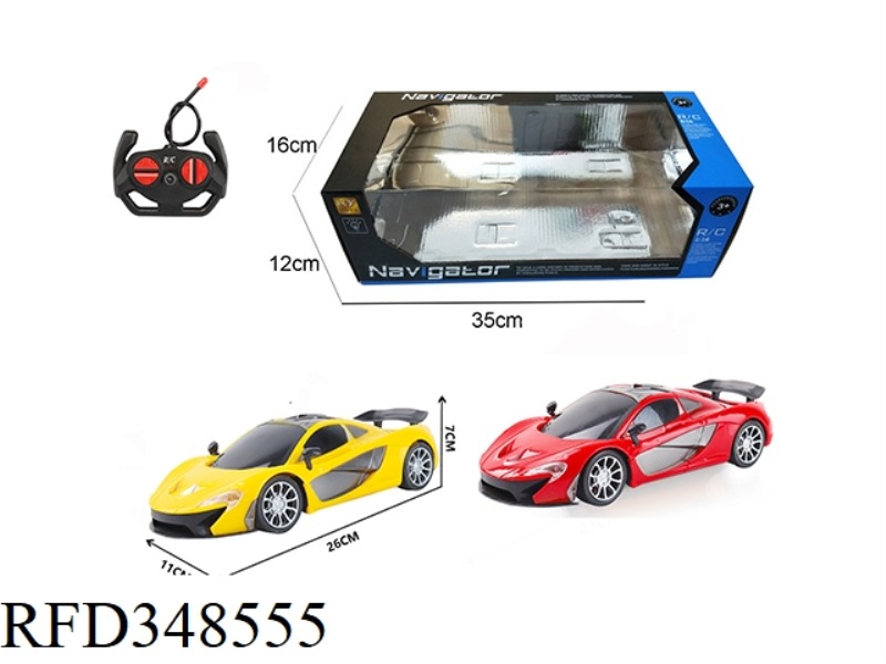 1:16 SIMULATION FOUR-WAY MCLAREN P1 REMOTE CONTROL CAR (WITH LIGHT)