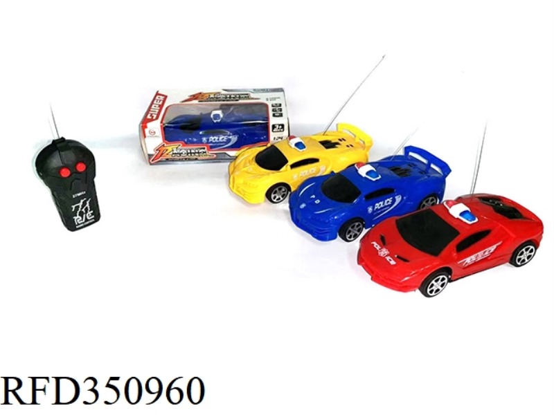 2 CHANNEL REMOTE CONTROL CAR POLICE CAR TWO MIXED（NOT INCLUDE）