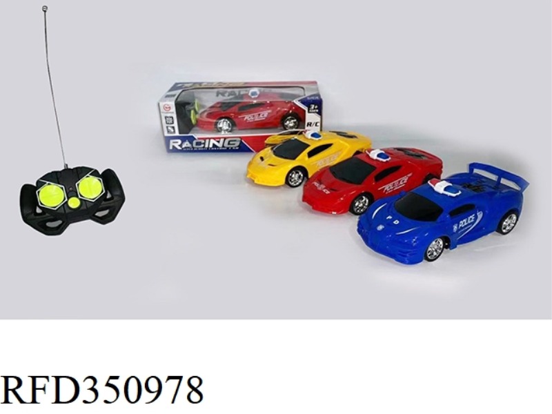 4 CHANNELTWO MIXED REMOTE CONTROL POLICE CAR（INCLUDE）