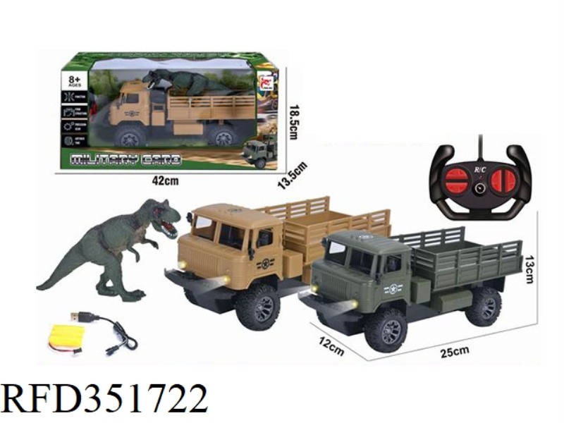REMOTE CONTROL 4 CHANNEL ARMY CARD