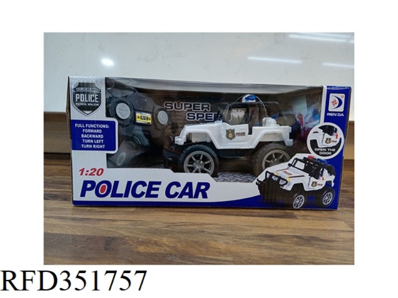 1:20 LIGHT SIMULATION HUMMER POLICE CAR
