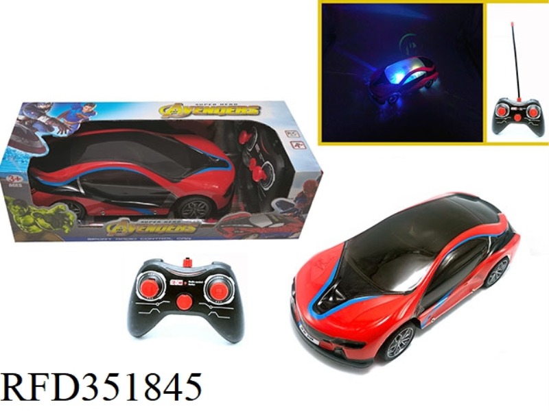1:16 FOUR-CHANNEL REMOTE CONTROL CAR 5D LIGHT BMW I8-DOCTOR STRANGE RED