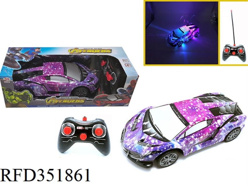 1:16 FOUR-CHANNEL REMOTE CONTROL CAR 3D LIGHTING LAMBORGHINI-HAWKEYE