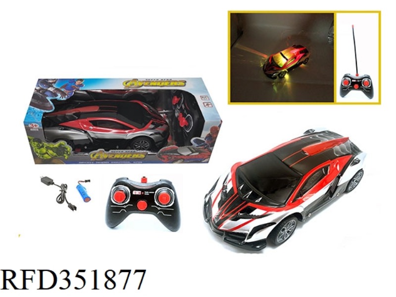 1:16 FOUR-CHANNEL REMOTE CONTROL CAR 3D LIGHTING LAMBORGHINI-HAWKEYE