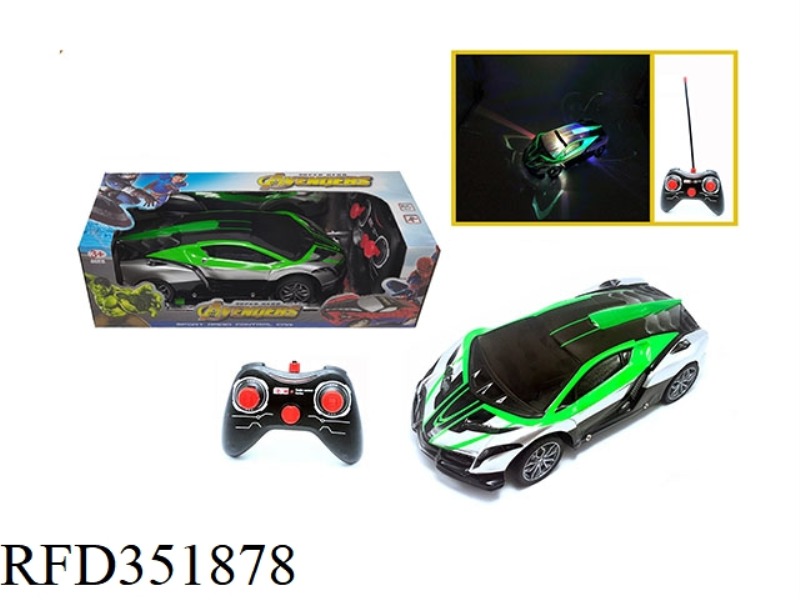 1:16 FOUR-CHANNEL REMOTE CONTROL CAR 3D LIGHTING LAMBORGHINI-CAPTAIN MARVEL
