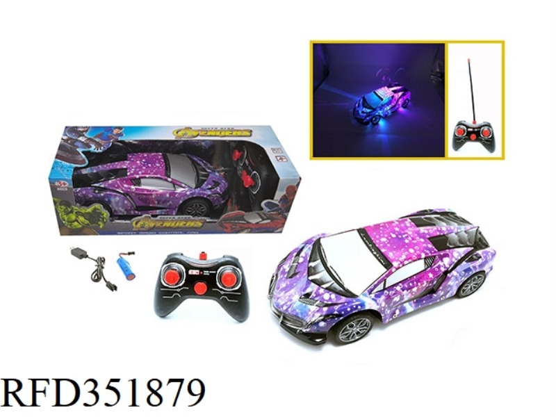 1:16 FOUR-CHANNEL REMOTE CONTROL CAR 3D LIGHTING LAMBORGHINI-CAPTAIN MARVEL