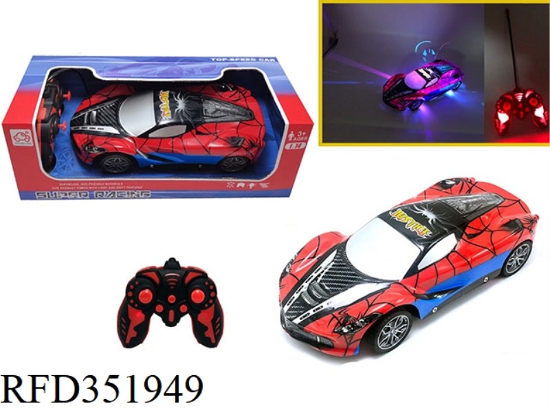 1:14 FOUR-CHANNEL REMOTE CONTROL CAR WITH COLORFUL LIGHTS FERRARI-SPIDER