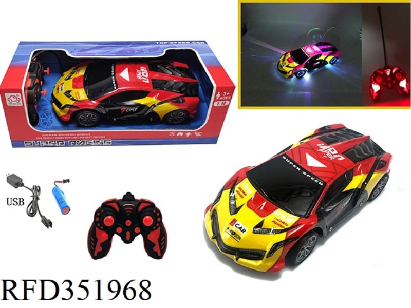 1:14 FOUR-CHANNEL REMOTE CONTROL CAR COLORFUL LIGHTS LAMBORGHINI-T