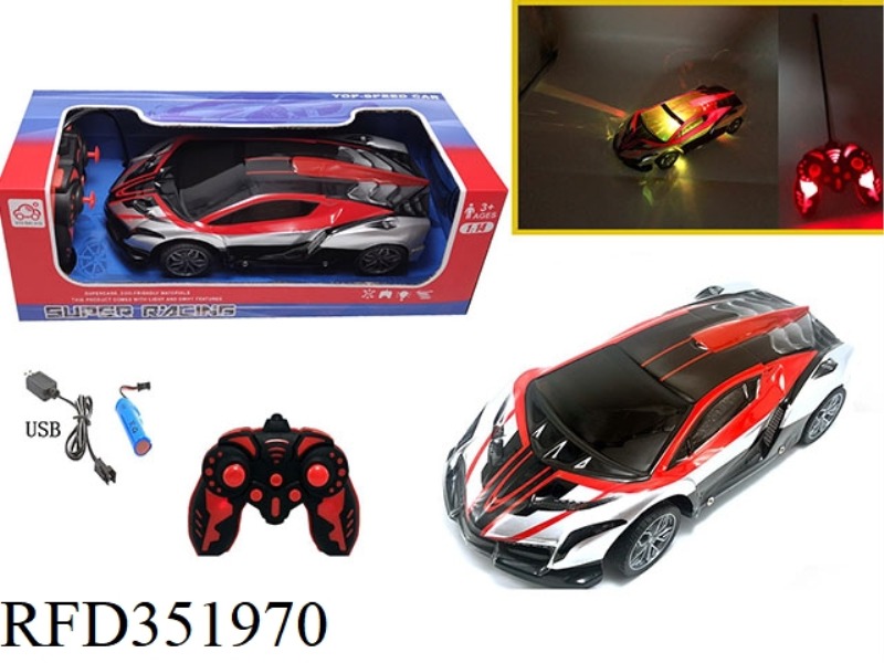 1:14 FOUR-CHANNEL REMOTE CONTROL CAR 3D LIGHTING LAMBORGHINI