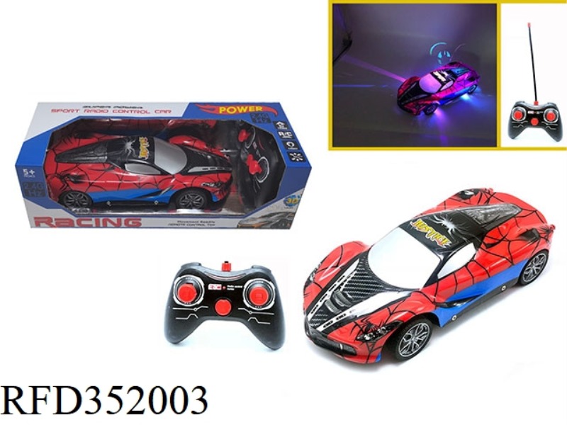 1:16 2.4G FOUR-CHANNEL REMOTE CONTROL CAR COLORFUL LIGHTS FERRARI-SPIDER