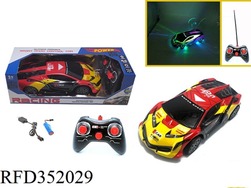 1:16 2.4G FOUR-CHANNEL REMOTE CONTROL CAR COLORFUL LIGHTS LAMBORGHINI-T