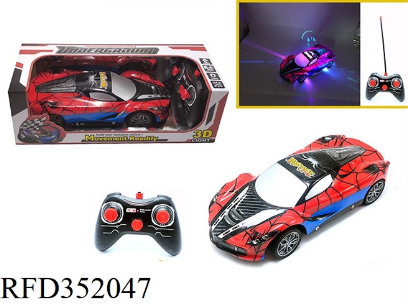 1:16 FOUR-CHANNEL PVC ENVIRONMENTAL PROTECTION CAR SHELL REMOTE CONTROL CAR COLORFUL LIGHTS FERRARI-