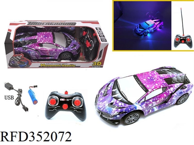 1:16 FOUR-CHANNEL PVC ENVIRONMENTAL PROTECTION CAR SHELL REMOTE CONTROL CAR REMOTE CONTROL CAR COLOR