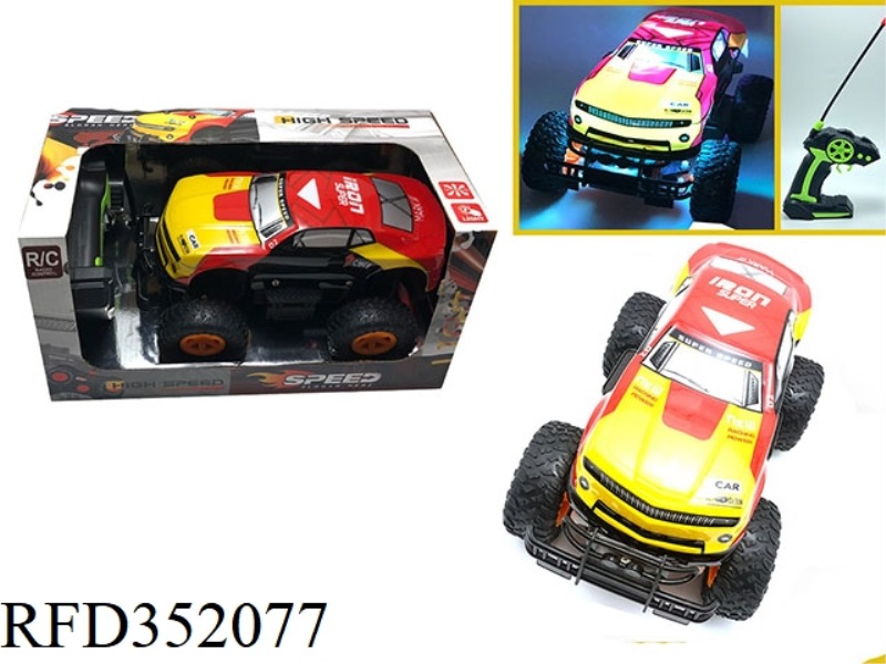 1:16 OFF-ROAD FOUR-CHANNEL LIGHT PVC REMOTE CONTROL CAR CAR
