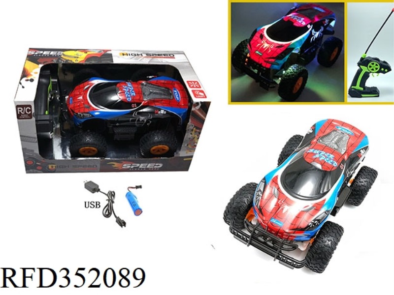 1:16 OFF-ROAD FOUR-CHANNEL LIGHT PVC REMOTE CONTROL CAR CAR