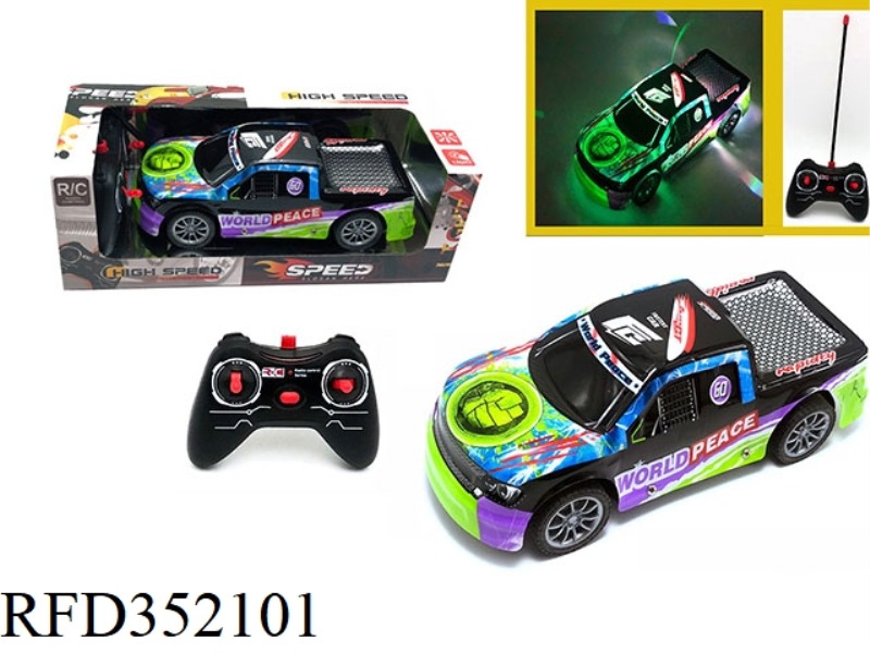 1:18 FOUR-CHANNEL REMOTE CONTROL LIGHT REMOTE CONTROL CAR PICKUP