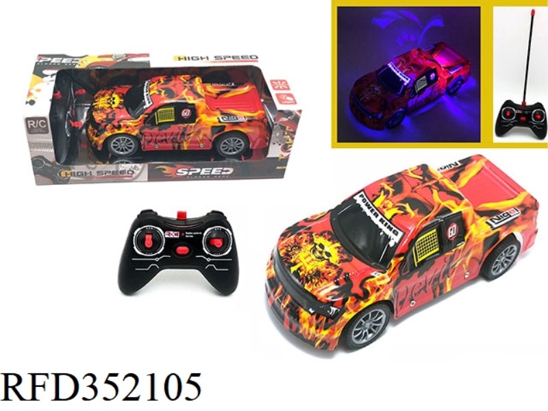 1:18 FOUR-CHANNEL REMOTE CONTROL LIGHT REMOTE CONTROL CAR PICKUP