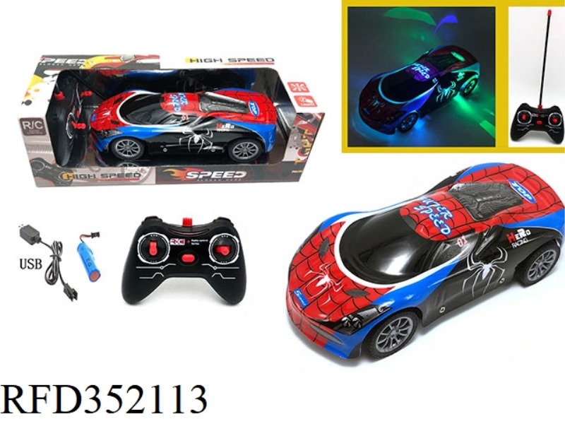 1:18 FOUR-CHANNEL REMOTE CONTROL LIGHT REMOTE CONTROL CAR CAR