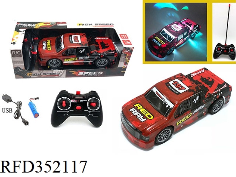 1:18 FOUR-CHANNEL REMOTE CONTROL LIGHT REMOTE CONTROL CAR PICKUP