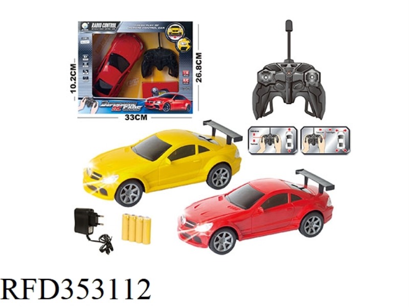 1:18 FOUR-WAY LIGHT REMOTE CONTROL CAR (INCLUDE)