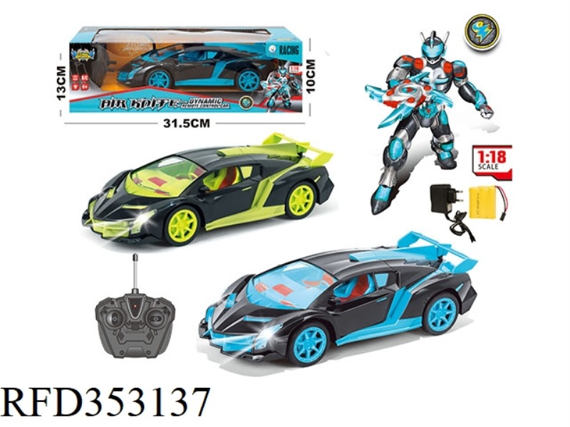 1:18 FOUR-WAY LIGHT REMOTE CONTROL CAR (INCLUDE)