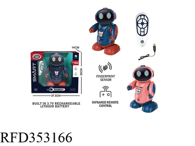 INTELLIGENT REMOTE CONTROL ROBOT (FINGERPRINT SENSOR) (INCLUDE)