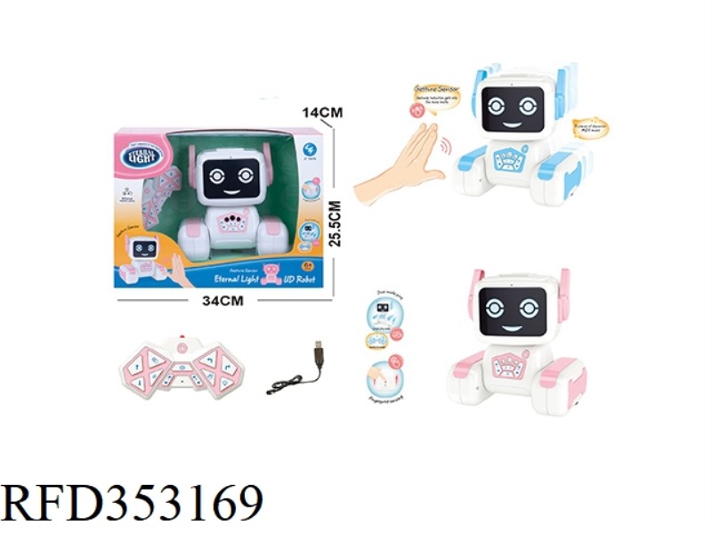 SMART GESTURE SENSING REMOTE CONTROL ROBOT (FINGERPRINT SENSING) (INCLUDE)