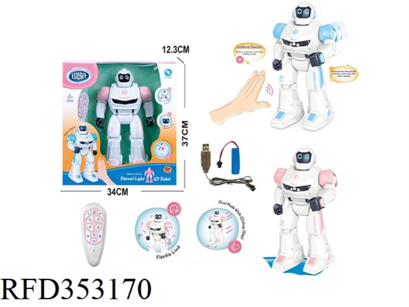 SMART GESTURE SENSING REMOTE CONTROL ROBOT (INCLUDE)