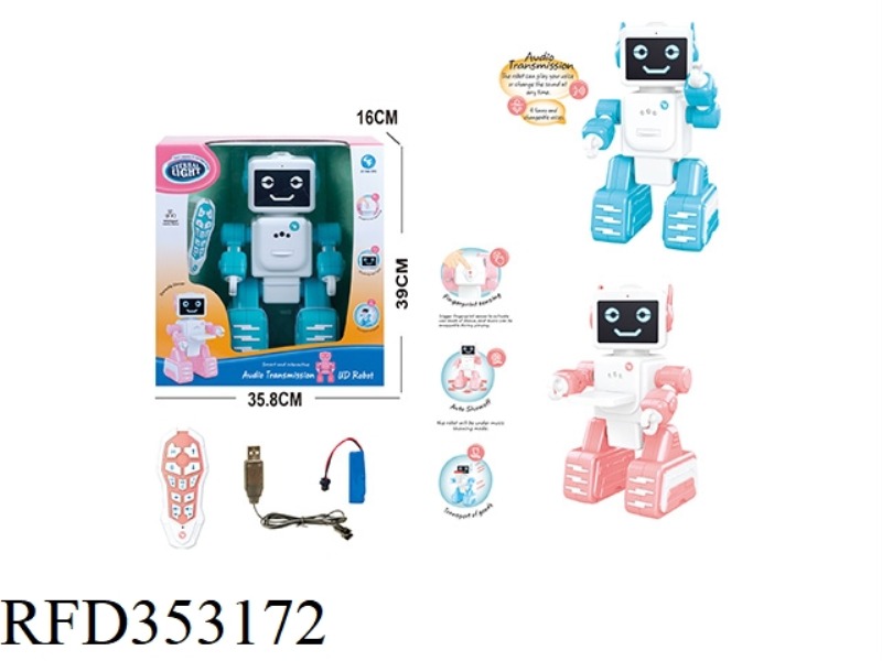 2.4G VOICE TRANSMISSION INTELLIGENT REMOTE CONTROL ROBOT (FINGERPRINT SENSOR) (INCLUDE)