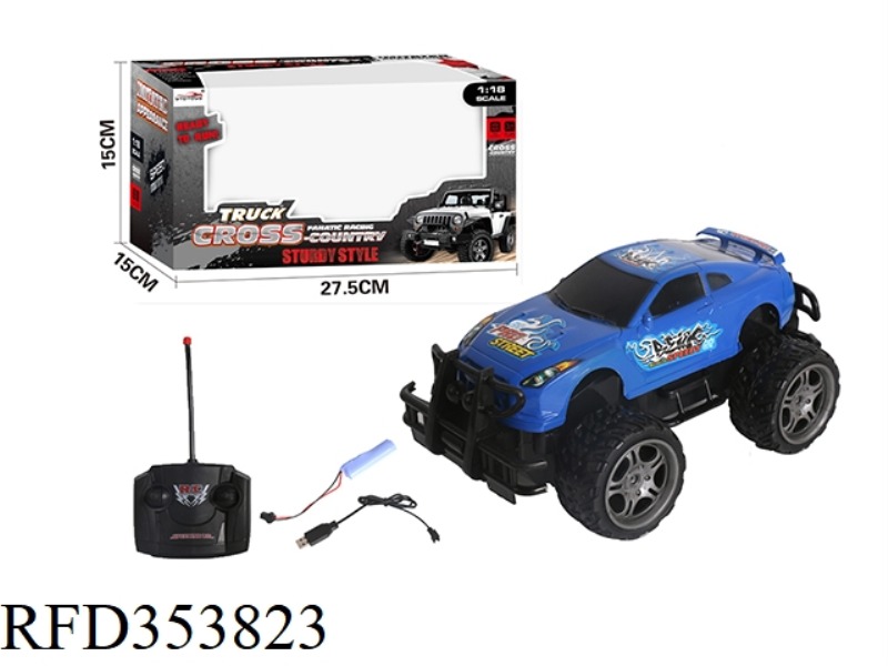 1:18 4-CHANNEL NISSAN REMOTE CONTROL OFF-ROAD VEHICLE（INCLUDE）