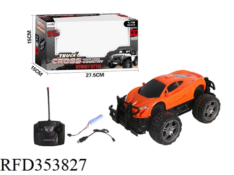1:18 4-CHANNEL MCLAREN REMOTE CONTROL OFF-ROAD VEHICLE（INCLUDE）