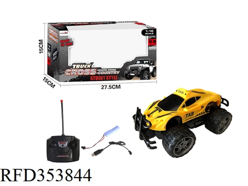 1:18 4-CHANNEL MCLAREN REMOTE CONTROL OFF-ROAD TAXI（INCLUDE）